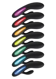 Вібратор-кролик ToyJoy Splendor 17 см (чорний) - мініатюра 4