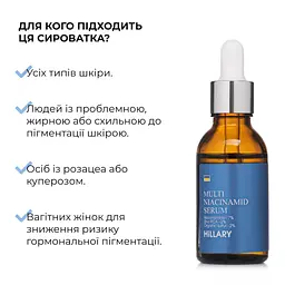 Мультисироватка Hillary Multi Niacinamid serum  з ніацинамідом та цинком 30 мл - мініатюра 7