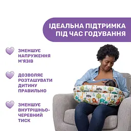 Подушка для годування Chicco Boppy Deluxe сіра (79912.56) - мініатюра 7