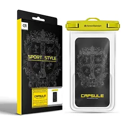 Чохол до мобільного телефона Armorstandart Waterproof Сapsule Double Pockets Yellow (ARM84416) - мініатюра 3
