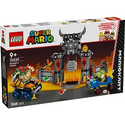 Уцінка. Конструктор LEGO Super Mario Mario Kart Bowser та його замок 1068 деталей (72039)