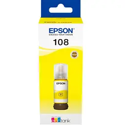 Контейнер з чорнилом Epson 108 EcoTank L8050/L18050 yellow (C13T09C44A) - мініатюра 2