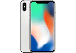 Смартфон Apple iPhone X 64GB Silver Refurbished - мініатюра 4