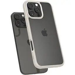 Прозорий чохол Spigen Ultra Hybrid Natural Titanium для iPhone 16 Pro (ACS08127) - мініатюра 2