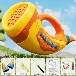 Дитячий музичний інструмент Urmywo Дудка помаранчевий (660orange) - мініатюра 4
