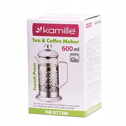 Заварник френч-прес Kamille KM-0773M 600мол - мініатюра 8