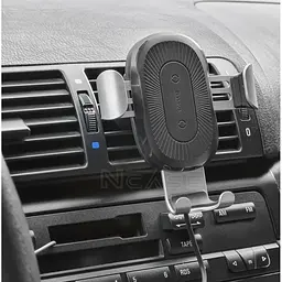 Тримач в машину з бездротовим ЗП Baseus Gravity Car Mount (Air Outlet Version) 1.67A 10W чорний (17216) - мініатюра 3