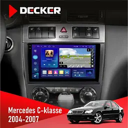 Штатна магнітола Mercedes-Benz C-Class (W203) 2004-2007 Decker D9-005 4x64, DSP, 360, 4G, 2k Decker (НФ-00003723)