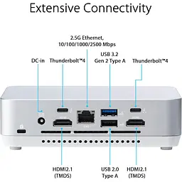 Комп'ютер ASUS NUC 14pro+ RNUC14RVSU700002I Intel Core Ultra 7 155H/Без ОЗП/Без SSD/Intel Arc Graphics/Без ОС (90AR0051-M000A0) - мініатюра 5