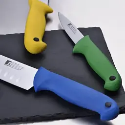 Ніж сантоку Bergner Professional color 17.5 см (BG-39141-BL) - мініатюра 2