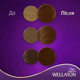 Стійка крем-фарба для волосся Wellaton відтінок 6/73 молочний шоколад 110 мл - мініатюра 4