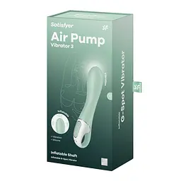 Вібратор точки G Satisfyer Air Pump Vibrator 3, надувається, 12 режимів вібрації - мініатюра 6