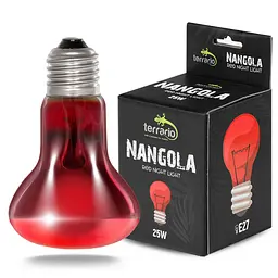Інфрачервона нагрівальна лампа Terrario Nangola Red Night Light 25W - мініатюра 3