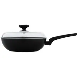 Сковорідка Nois Salto Silver Wok з кришкою 28 см (830904) - мініатюра 3