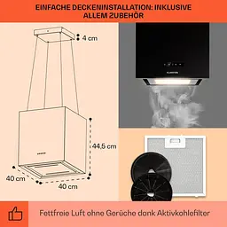 Острівна витяжка Klarstein Chandelier Smart Island (10035710) - мініатюра 5