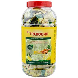 Травосил травяные леденцы при кашле и простуде Лимон и мед 300 шт.