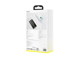 Зовнішній акумулятор (Power Bank) BASEUS Amblight Digital Display Quick Charge 65W 30000mAh White (PPLG-A02) - мініатюра 7