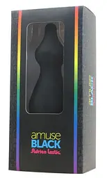 Adrien Lastic Amuse Big Black, L - анальна пробка з двома переходами, 13.5х4.1см, чорний - мініатюра 2