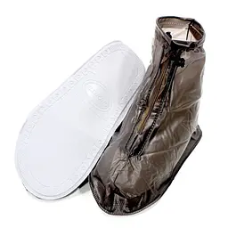 Бахіли на взуття ПВХ від води та бруду Lesko SB-101 2XL 43-44 Black (15044)