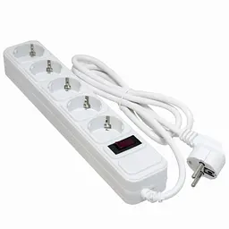 Мережевий фільтр Patron 1.8m (SP-1052W), 5 розеток White (EXT-PN-SP-1052W)