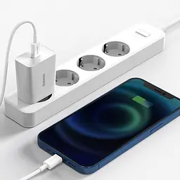 МЗП Baseus Speed Mini Quick Charger 20W (1USB-C) (CCFS-S) Білий - мініатюра 4