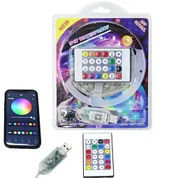 Розумна гірлянда Sun Lamp стрічка 100 LED 10 метрів USB-пульт дистанційного керування ip65 додаток - мініатюра 4