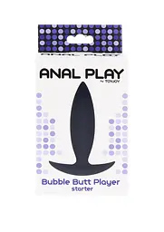 Анальна пробка Bubble Butt Player Starter 10 см (чорний) - мініатюра 7