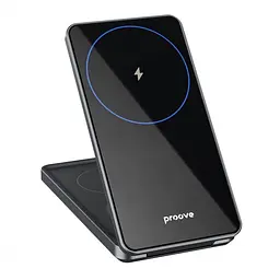Зарядний пристрій Proove Metal Edge 3 in 1 gray (WSME15010003) - мініатюра 2