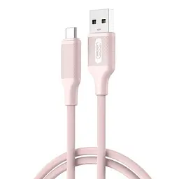 Кабель XO NB265 Minimalist Series Type-C Data Cable 1m Рожевий