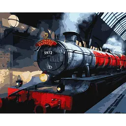 Картина за номерами Harry Potter: Гоґвортський експрес KHO5210 з фарбами металік 40x50 см