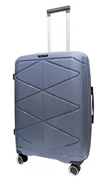 Валіза середня Madisson Snowball 51304 поліпропілен M Сірий