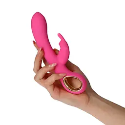 Вібратор-кролик Toyz4lovers Riscaldante Handy Grip Hot 19 см (чорний) - мініатюра 8