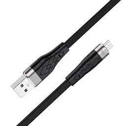 Кабель Hoco X53 Pisces Cable USB to MicroUSB 2,4A 1m Black