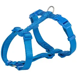 Шлея для собак Trixie Premium H-harness нейлон M–L 52–75 см/20 мм синя