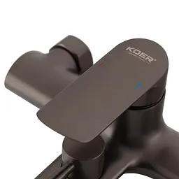 Змішувач для ванни з коротким зливом Koer KB-40028-07 KR5308 Графіт - мініатюра 5