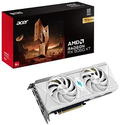 Відеокарта Acer AMD Radeon RX 9060 XT 16GB NITRO OC WHITE (DP.Z4KWW.P02) (GDDR6, 128 bit, PCI-E v5.0 x16) - мініатюра 7