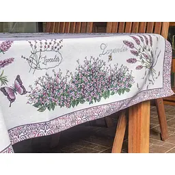 Скатертина Lefard Home Textile Lavander гобеленова 320х140 см (732-173) - мініатюра 2