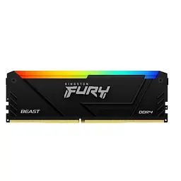 Модуль пам'яті для комп'ютера DDR4 16GB 3200 MHz Beast RGB Kingston Fury (ex.HyperX) (KF432C16BB12A/16WP) - мініатюра 11