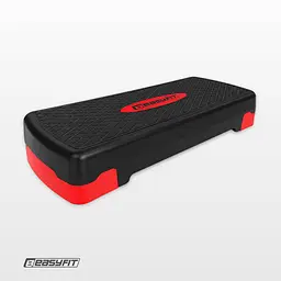 Степ-платформа EasyFit Step-B 2-ступінчаста чорно-червона - мініатюра 2