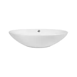 Умивальник Qtap Dove накладний овальний 625x415x150 мм White + донний клапан PU02O, Білий - мініатюра 3
