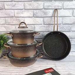 Набір посуду O.M.S. Collection 3048 Bronze 7 предметів