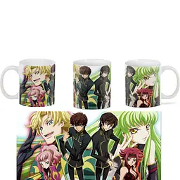Кухоль GeekLand Код Гіас Code Geass Лелуш Ламперуж з іншими героями 330 мл білий - мініатюра 3