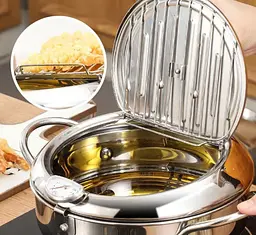 Фритюрниця Fryer Pot з термометром на 2.2 л  - мініатюра 6