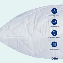 Набір Ideia Classic: ковдра + подушка, полуторний, білий (8-32954 білий) - мініатюра 4