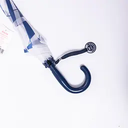 Дитяча парасоля-тростина напівавтомат складна 82 см, синій Yiwu HP-23-9BL - мініатюра 4