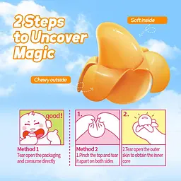 Желейні цукерки Cokoc Peelable Gummies Peeling Soft Candy Mango Flavor 60г - мініатюра 6