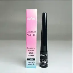 Підводка для очей TopFace Scin Editor - Matte Carbon Black PT405 2.5 мл - мініатюра 3