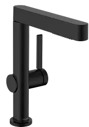 Змішувач для умивальника з висувною лійкою Hansgrohe Finoris 76063670 чорний матовий