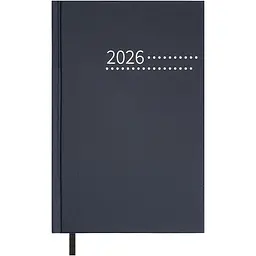 Щоденник датований Buromax Zest 2026 A5 бумвініл синій (BM.21167-02)