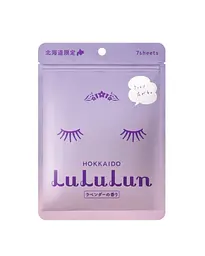 LULULUN Face Mask Hokkaido Lavender заспокійлива маска з екстрактом лаванди, 7 шт